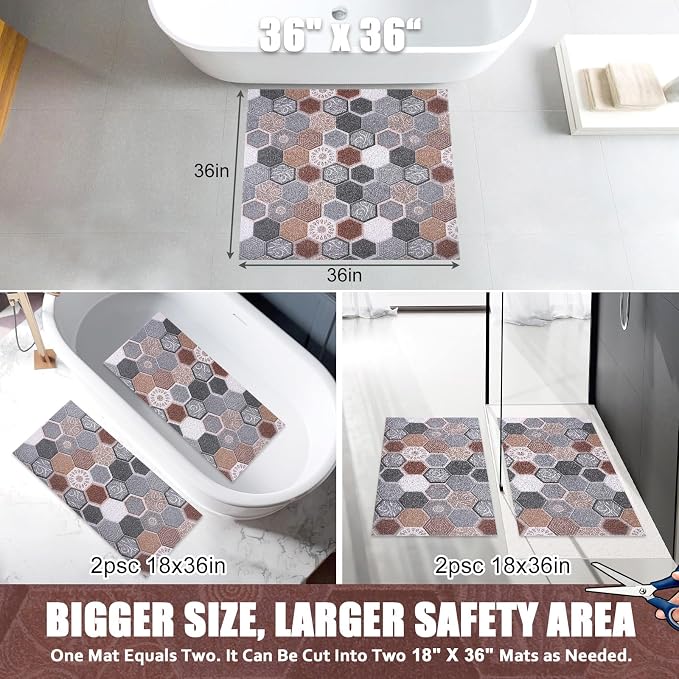 Shower Mat Bathtub Mat Non-Slip - Image 5