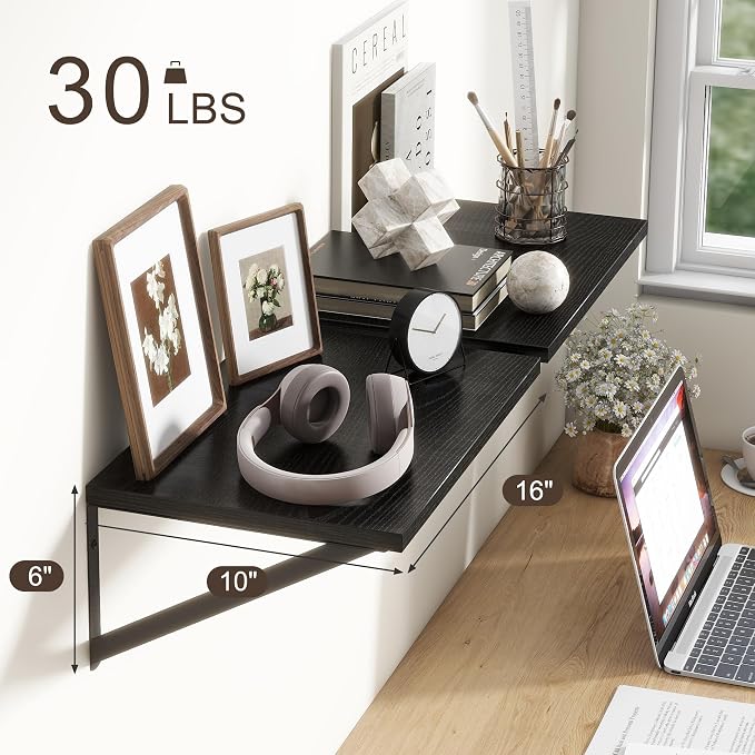 Fun Memories 10 Inch Deep Floating Shelves, Deep Shelves - Image 3
