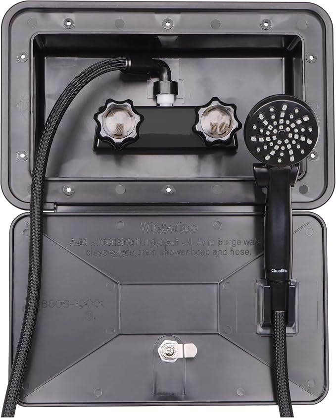 RV Outdoor Shower Exterior Shower Box Kit by Awelife