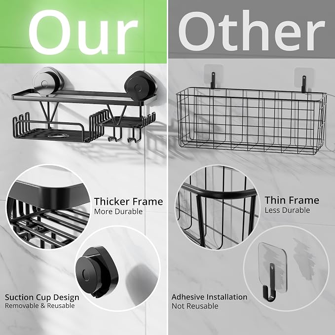 KEGII Shower Caddy Suction Cup - Image 5