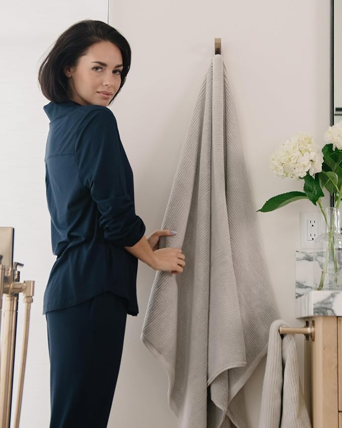 Cozy Earth Ribbed Bath Towel Set - Image 2