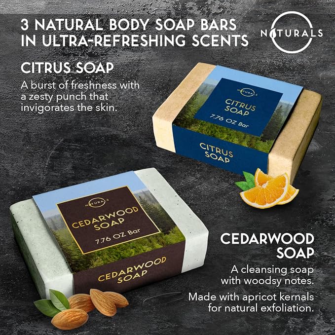 O NATURALS Bar Soap for Men - Image 4
