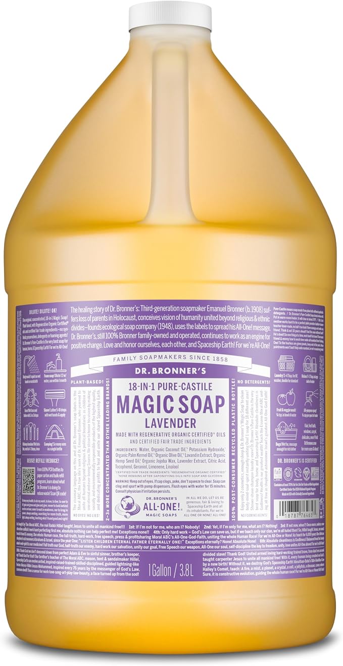 Dr. Bronner's Pure-Castile Magic Soap Liquid – Made by DrBronners