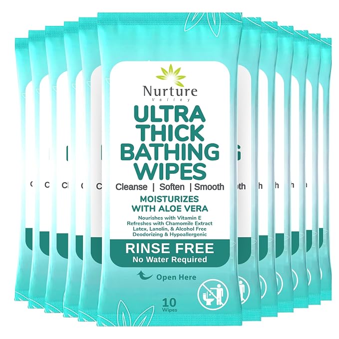Nurture XL Ultra Thick Body Wipes by NurtureValley