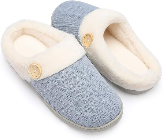 Chantomoo Womens Slipper Warm Comfy Memory Foam House Slippers Knitted Shoes by Chantomoo