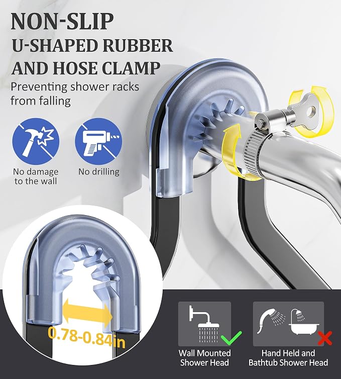 OMAIRA Shower Caddy Hanging - Image 2