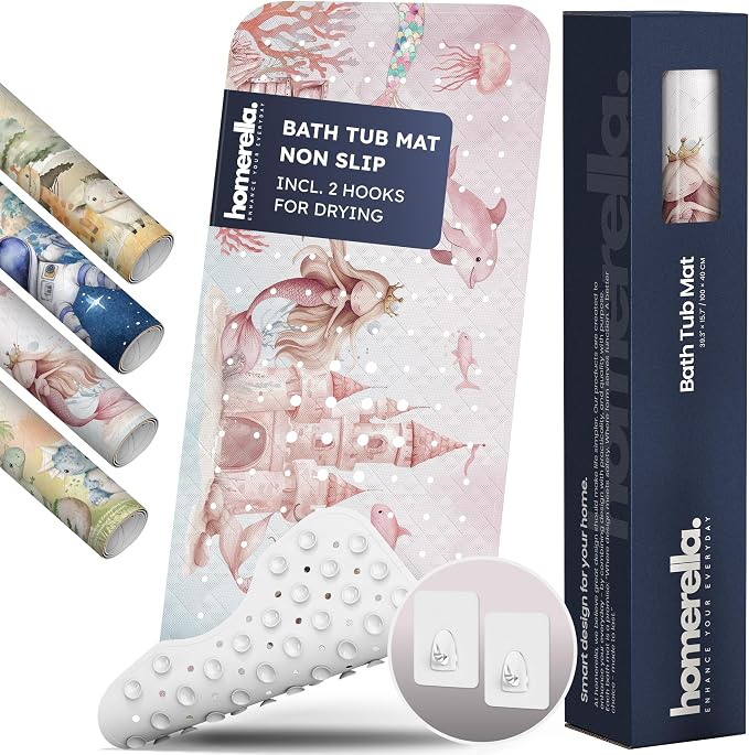 Bath Tub Mat Non Slip Anti Mold by Homerella