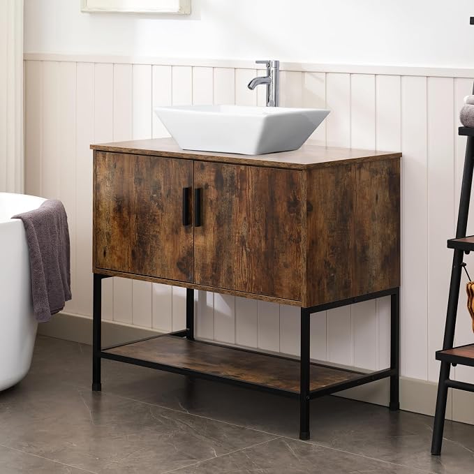 UEV Rustic Brown 36" Bathroom Vanity - Image 5