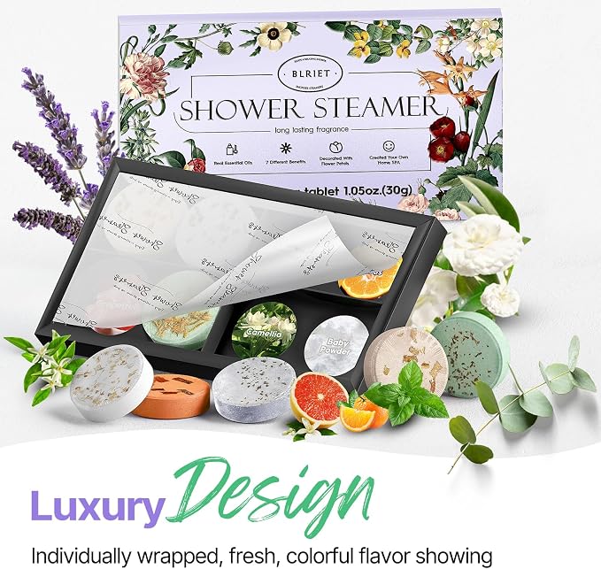 Shower Steamers Aromatherapy Blriet, Stocking Stuffers - Image 3