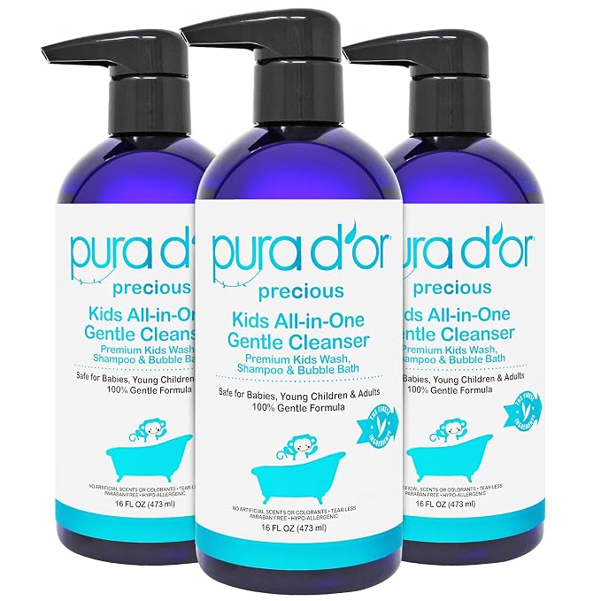PURA D'OR Kids Wash All-in-One Gentle Cleanser by PURADOR
