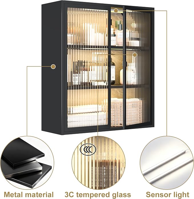 Bathroom Wall Cabinet, Medicine Cabinets - Image 6