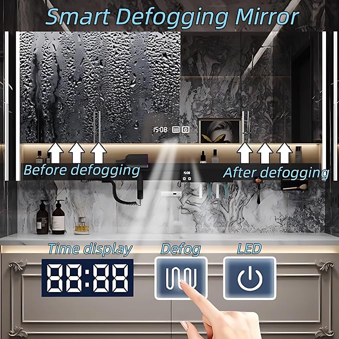 44IN Modern Bathroom Cabinet - Image 4