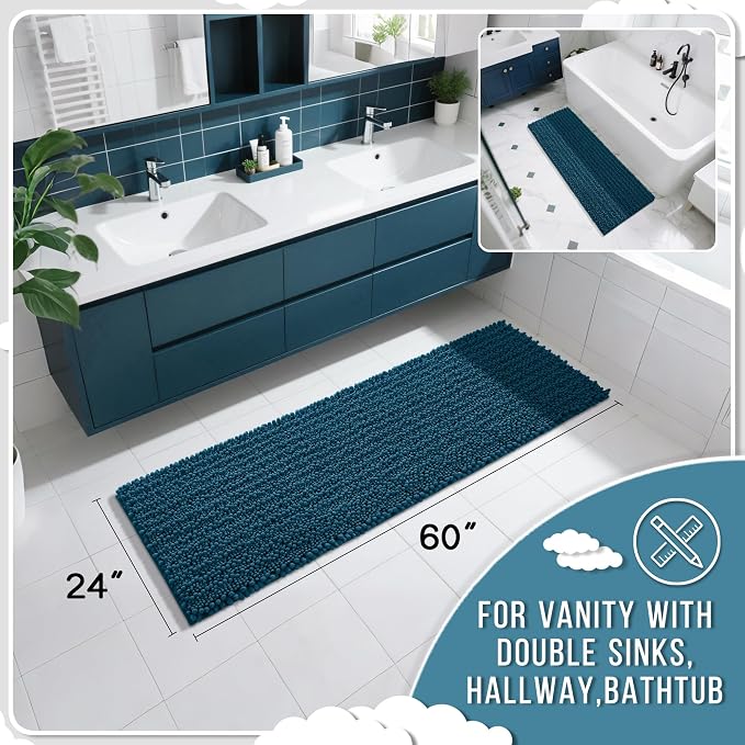 Yimobra Bathroom Runner Rug 60x24 Inch - Image 2