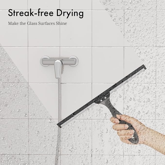 AmazerBath Shower Squeegee for Glass Doors, All-Purpose Squeegee - Image 4