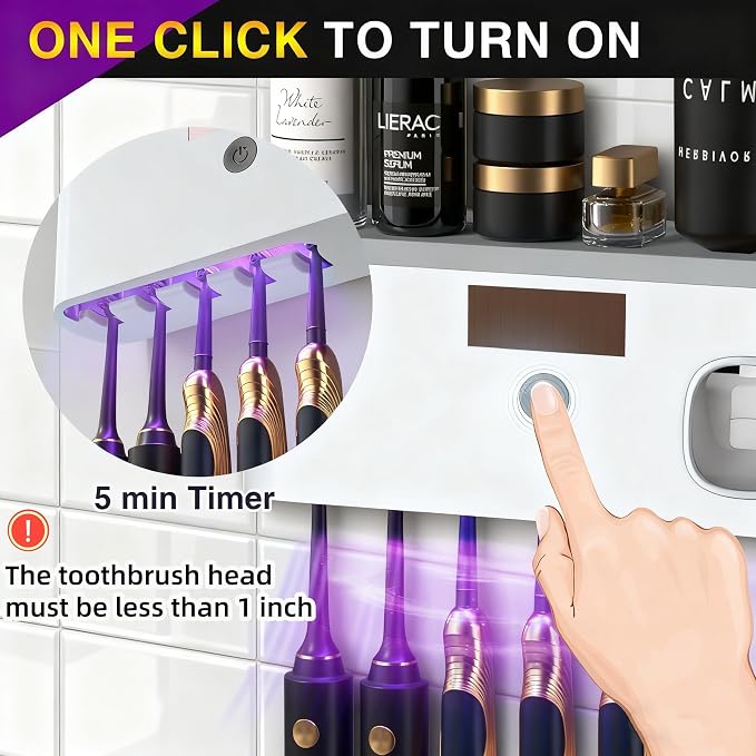 Wall Mounted Toothbrush Holder - Image 3