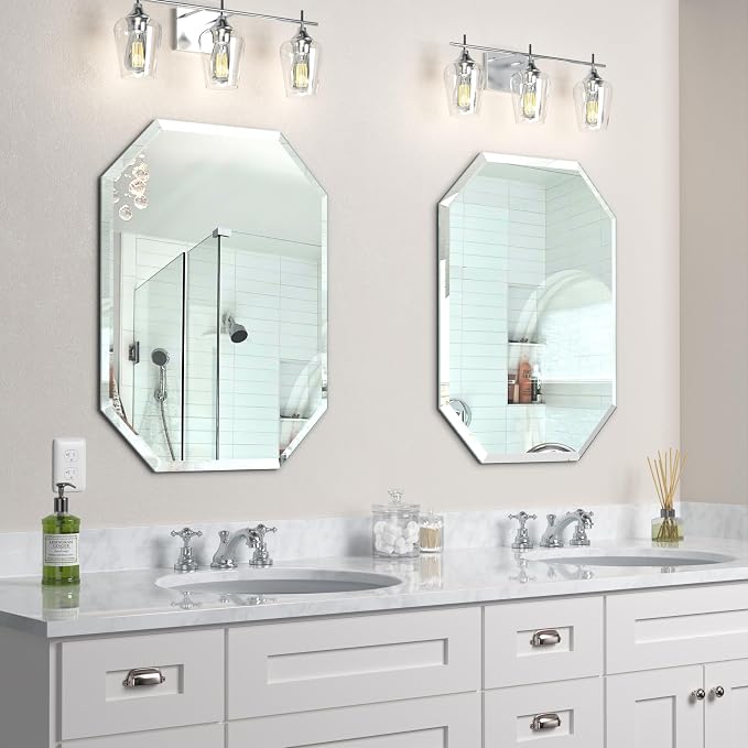 Silver Wall Mirror-Beveled Edge Frameless Mirror - Image 4