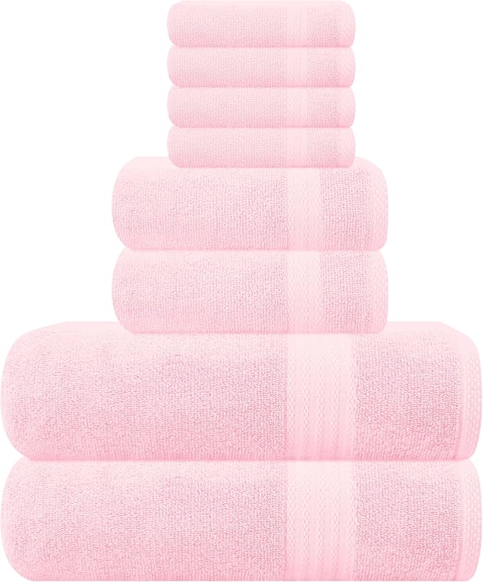 GLAMBURG Ultra Soft 8-Piece Towel Set by GLAMBURG