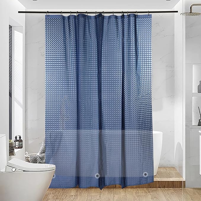 NTBAY EVA Semi-Transparent Clear Shower Curtain - Image 9