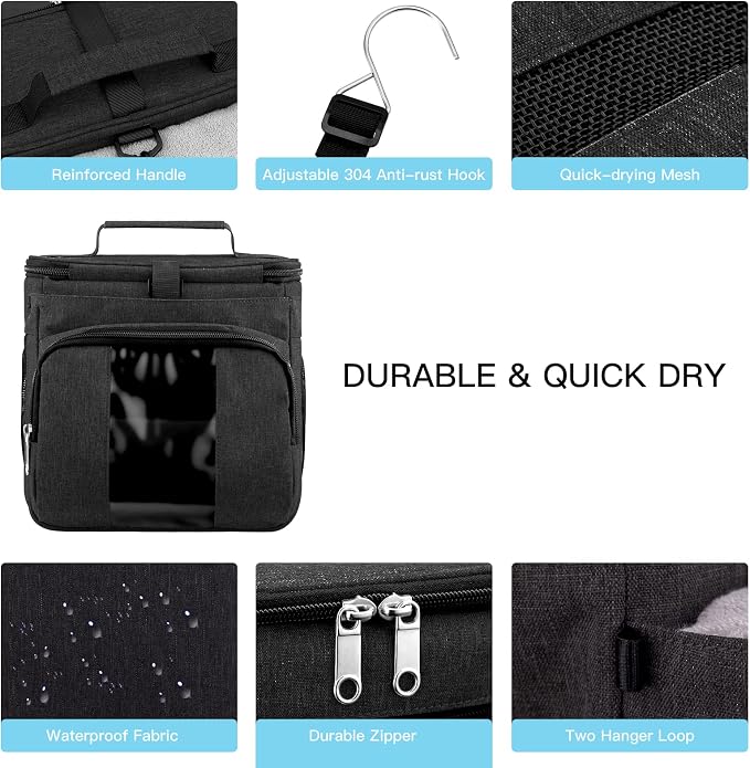 Bukere Shower Caddy Tote Bag, Portable Shower Caddy - Image 4