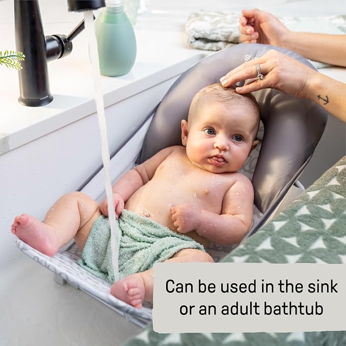 Ingenuity Foldaway 2-Position Baby Bath Seat, Adjustable Support - Image 2