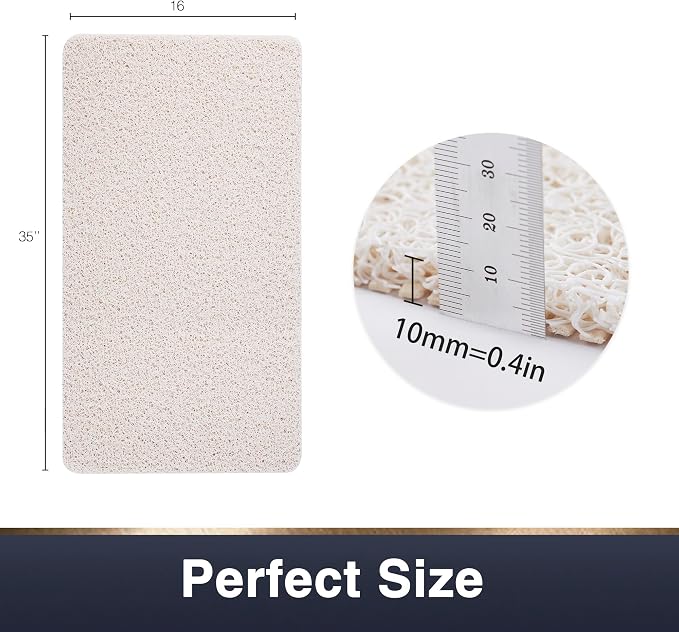 Asvin Soft Textured Bath, Tub Mat, 35x16 Inch, Phthalate Free, Non Slip Comfort - Image 5