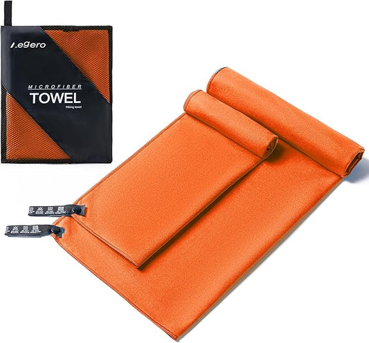 Camping Towel, 2 Pack Microfiber Travel Sports Towel, Quick Dry-Super by Unknown