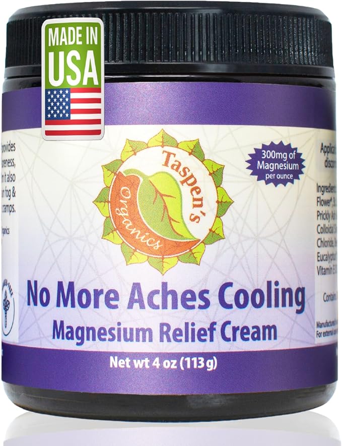 Taspen's Organics Magnesium No More Aches Cooling Cream by Unknown