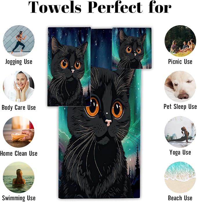 Gaming 3 Piece Towel Bathroom Sets, 1 Bath Towel, 1 Washcloth, 1 Hand Towel - Image 3