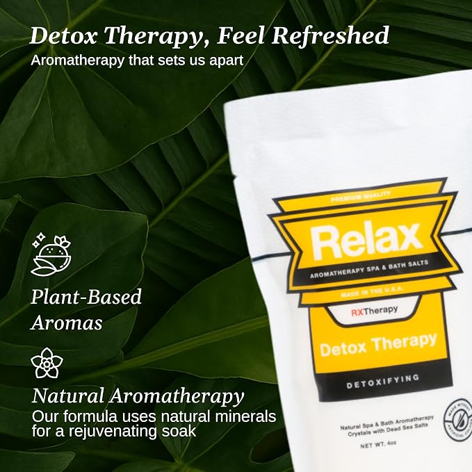 Relax Spa & Bath, Epsom & Dead Sea Salts, Aromatherapy Bath Salts - Image 4