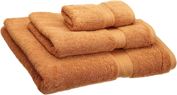 Buckingham Egyptian Cotton 3-Piece Towel Set, Washcloths, Hand Towels, Bath by Blue+Nile+Mills