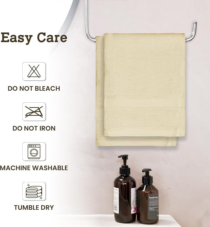 Casa Lino 100% Cotton Hand Towels - Image 6