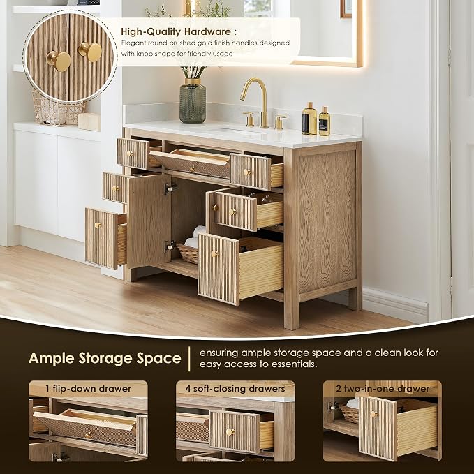 ALTAIR 48 Inch Bathroom Vanity - Image 6