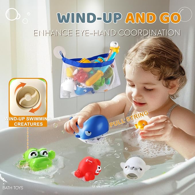 Bath Toys for Kids, Magnetic Fishing Toys - Image 3