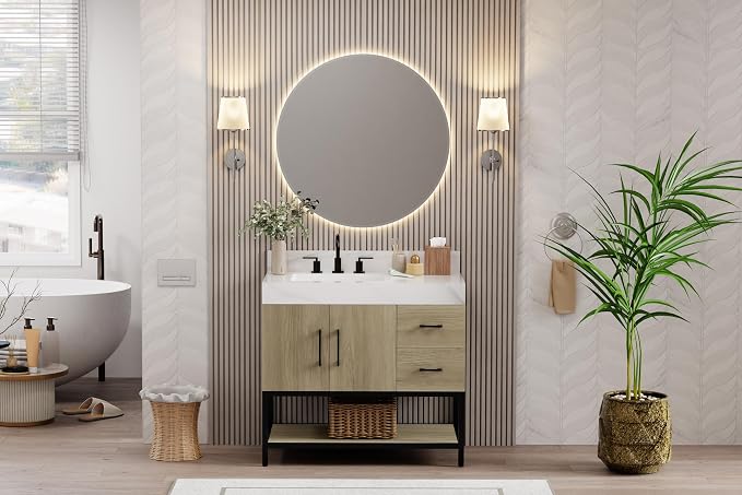 TILE & TOP Utopia 36" Single Bathroom Vanity - Image 6
