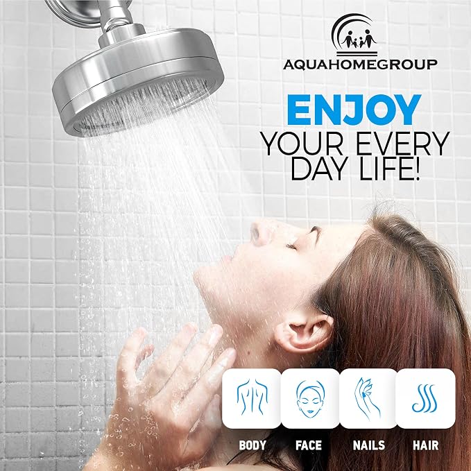AquaHomeGroup Filtered Shower Head Replacement Spray Plates - Image 3