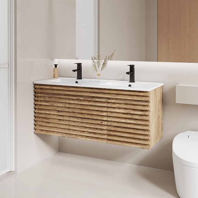 LUCKWIND 48" Floating Bathroom Vanity - Image 3