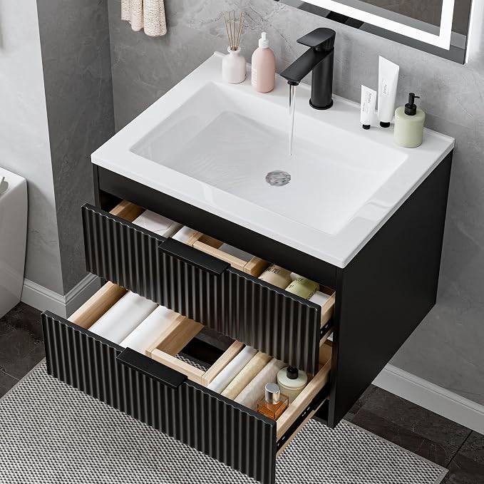 24 Inches Modern MDF Bathroom Vanity - Image 7
