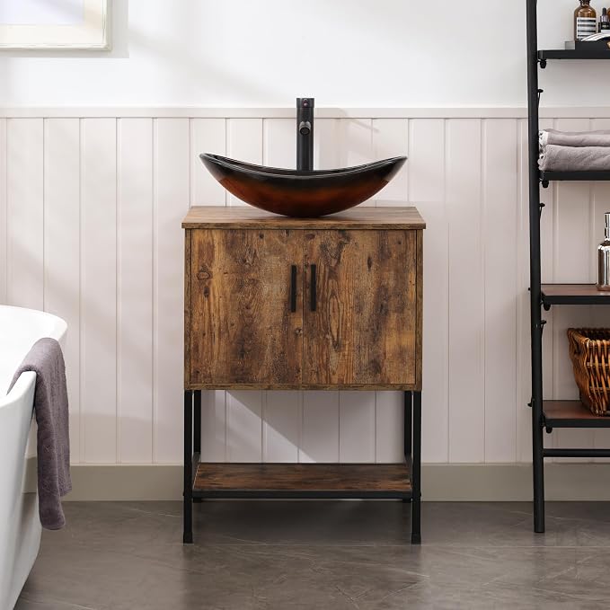 UEV Rustic Brown 24" Bathroom Vanity by YourHomeExcellentVendor