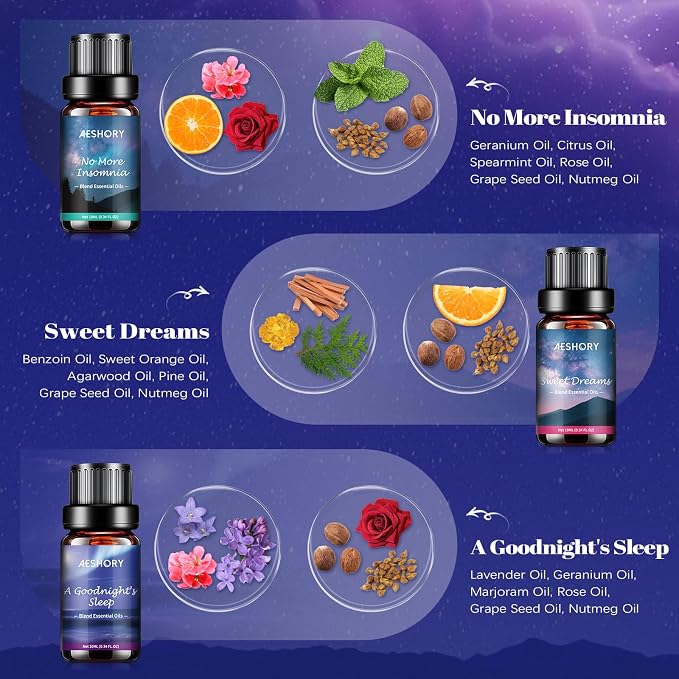 Sleep Essential Oils Set, Natural Essential Oil - Image 3