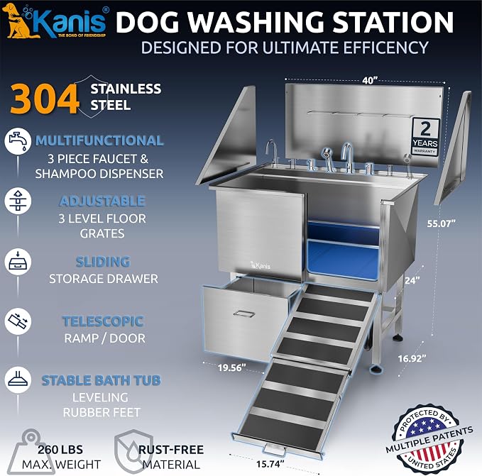 KANIS Professional Dog Washing Station - Image 2
