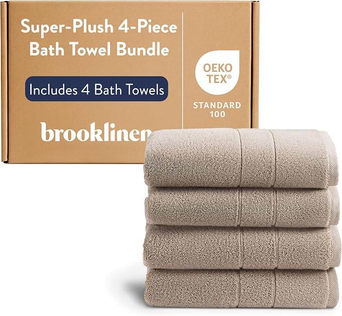 Brooklinen Super-Plush Turkish Cotton Bath Towels by Brooklinen