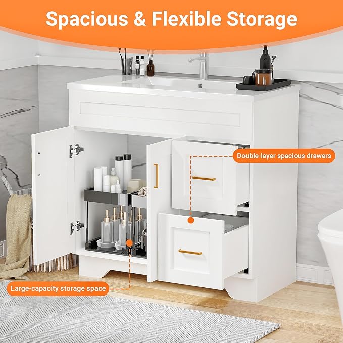36-Inch Bathroom Vanity - Image 5