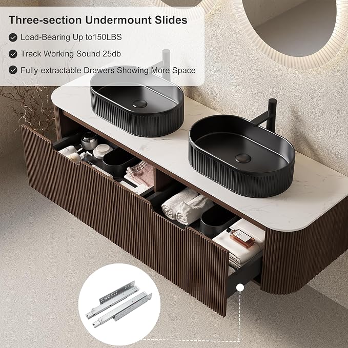 60" Floating Bathroom Vanity - Image 5