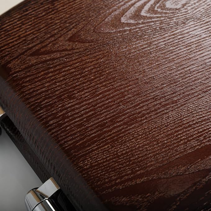Elongated Toilet Seat Soft Close, Wood Oval Toilet Lid - Image 5