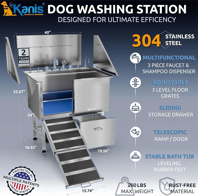 KANIS Professional Dog Washing Station - Image 2