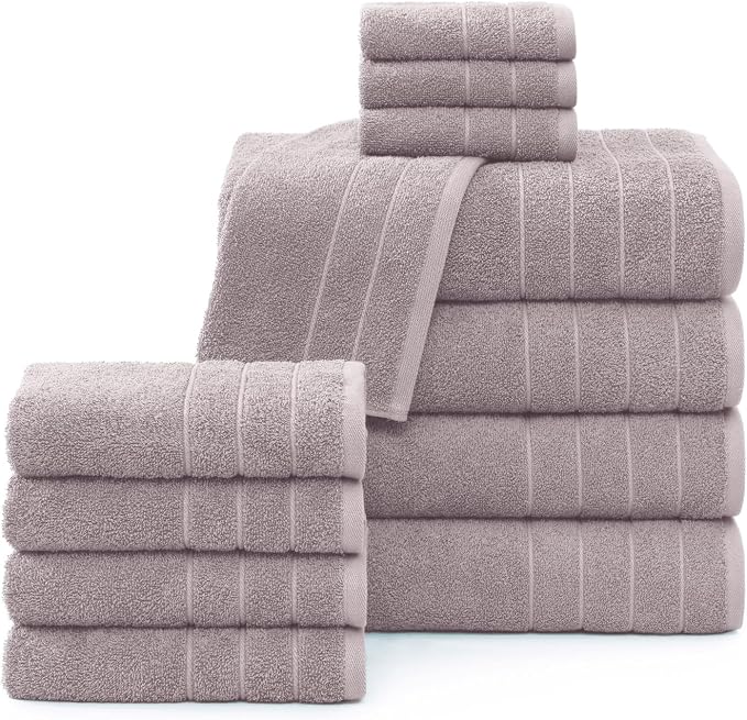 Casa Platino 100% Cotton 12 Piece Bath Towel Set by CasaPlatino