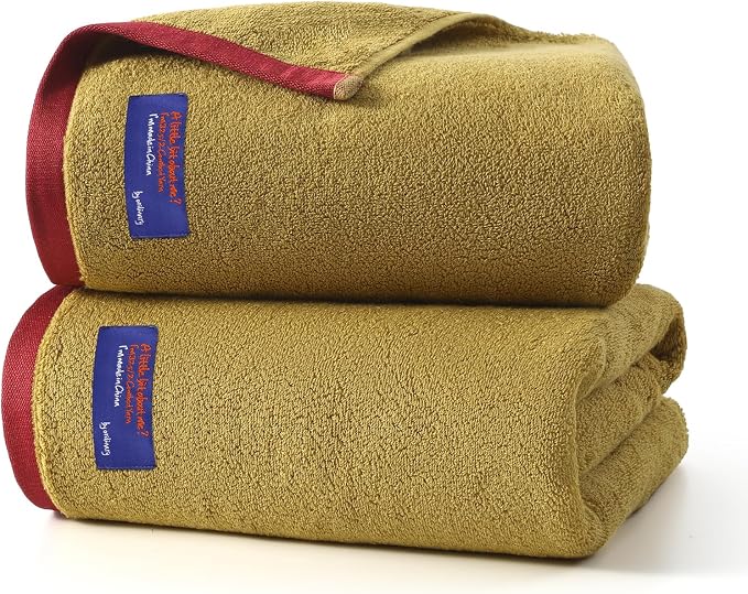 REDKISS 2 Pack 100% Cotton Bath Towels by REDKISSOnline
