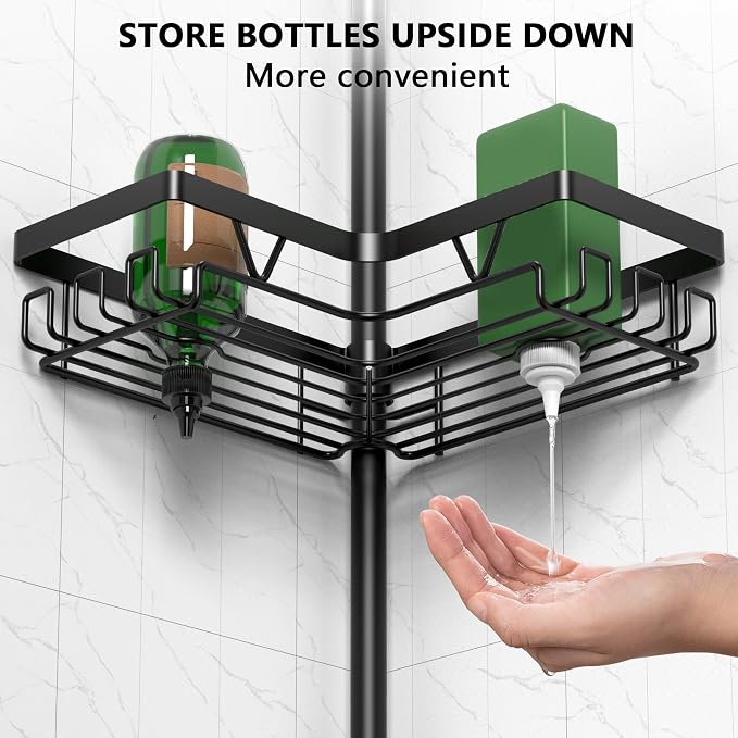 Tension Pole Shower Caddy Corner - Image 5