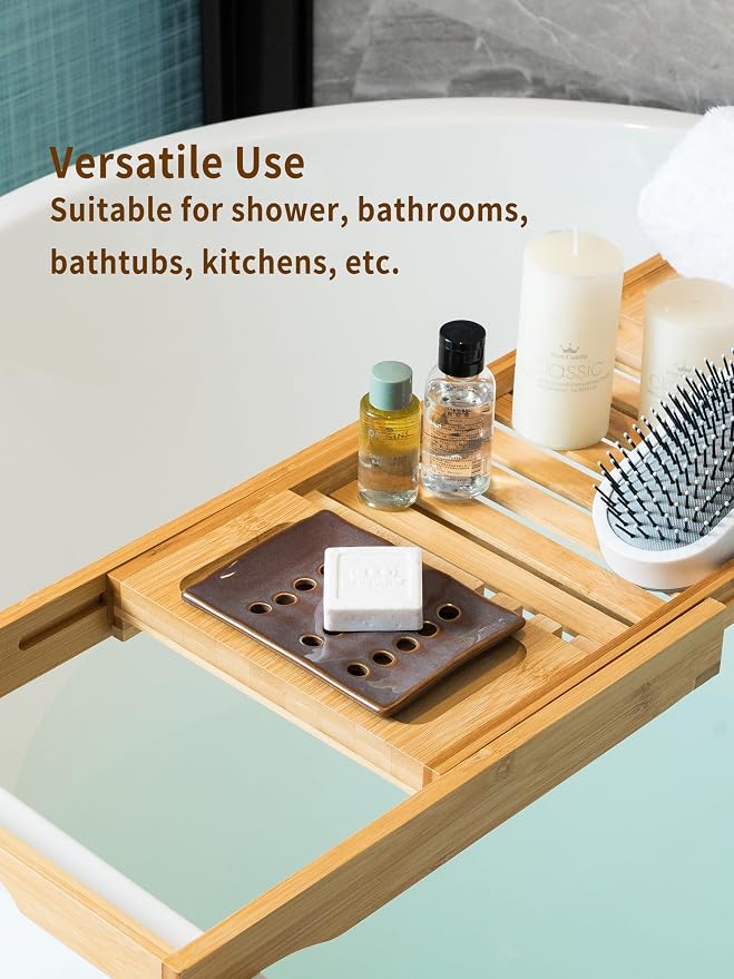 Soap Holder, Ceramic Soap Dish for Shower, Japanese Soap Tray - Image 3