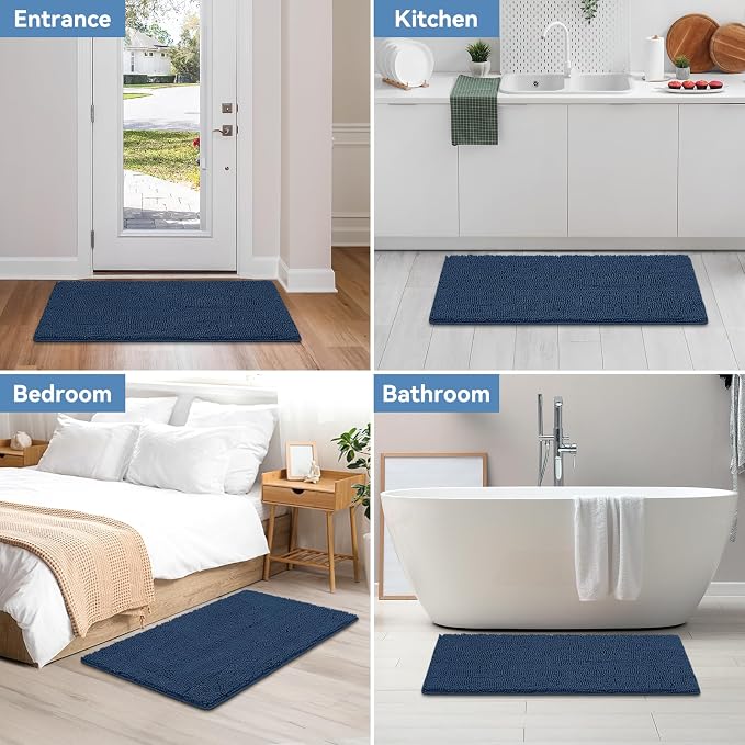 Bcoimo 44"×24" Absorbent Bath Mat, Non-Slip - Image 7